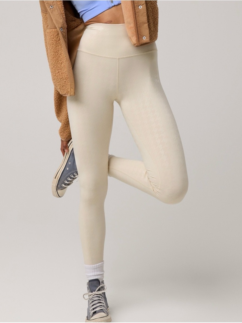 *NWT* Offline by Aerie Women’s Cream The Hugger High Waisted Leggings, Medium
